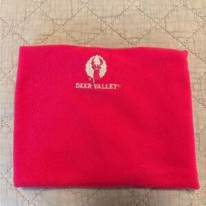 Deer Valley hot pink Fleece Neck Gator